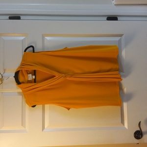 Just My Size Bright Yellow Top Size 2X